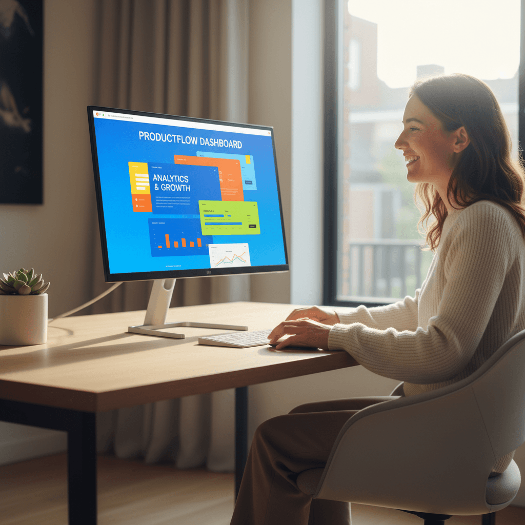 Digital product interface in use